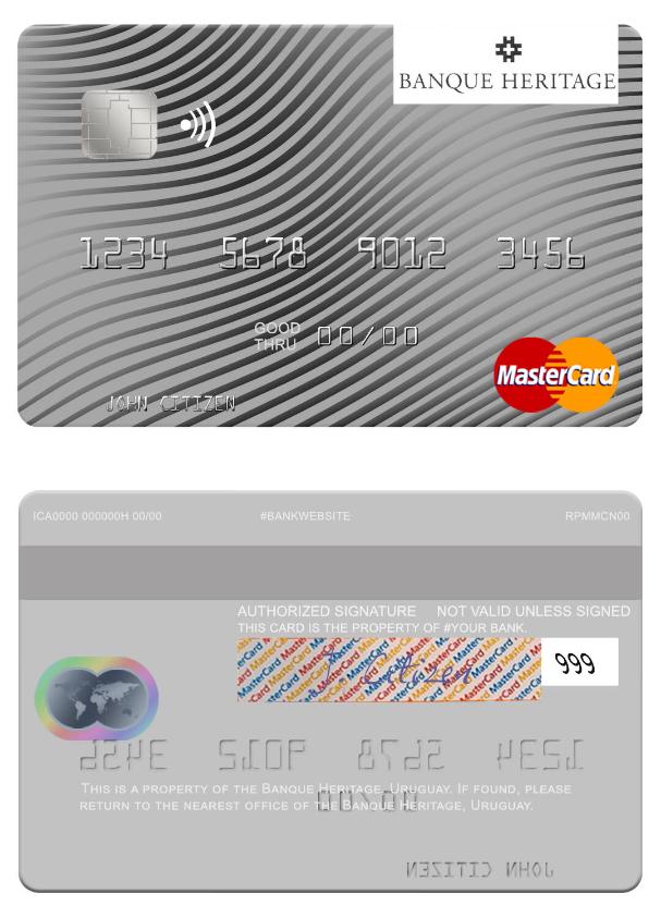 Uruguay Banque Heritage mastercard
